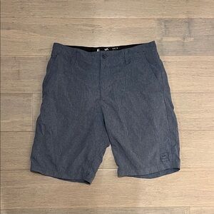 RVCA Men's Charcoal Flat Front Shorts
